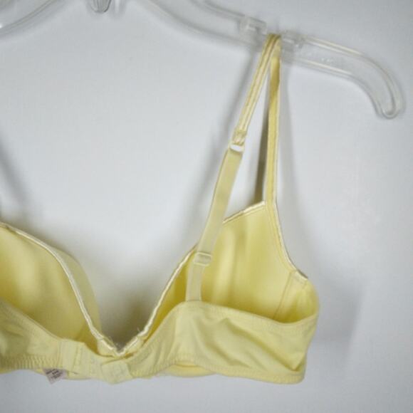 Victoria's Secret Angels Unlined Demi Bra Yellow size 34B - Picture 4 of 9